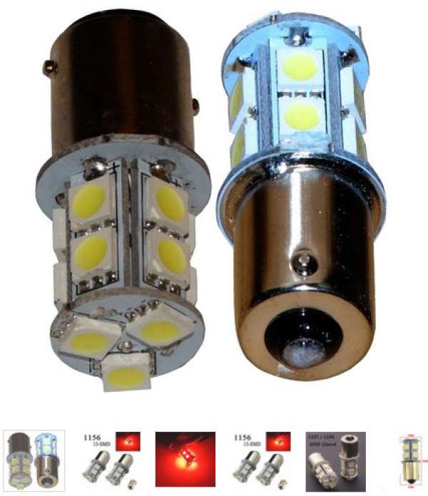Ampoule P21W R5W R10W 12V 13LED SMD