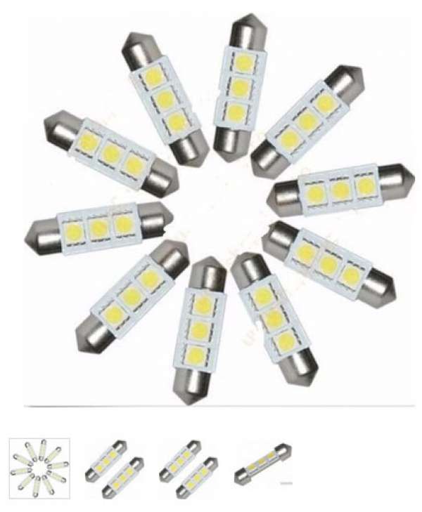 White 36MM 3 LED 5050 