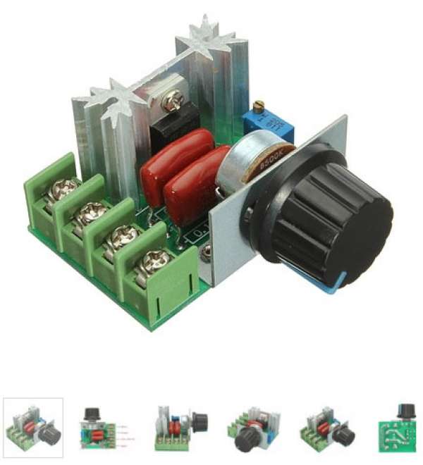 2000W 50-220V 25A AC Motor 