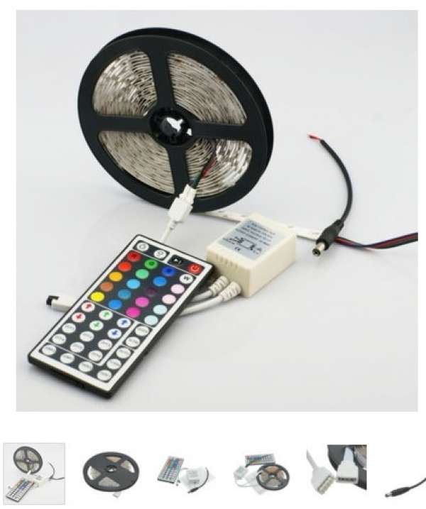 5M 300LEDs RGB 3528 LED Light Strip