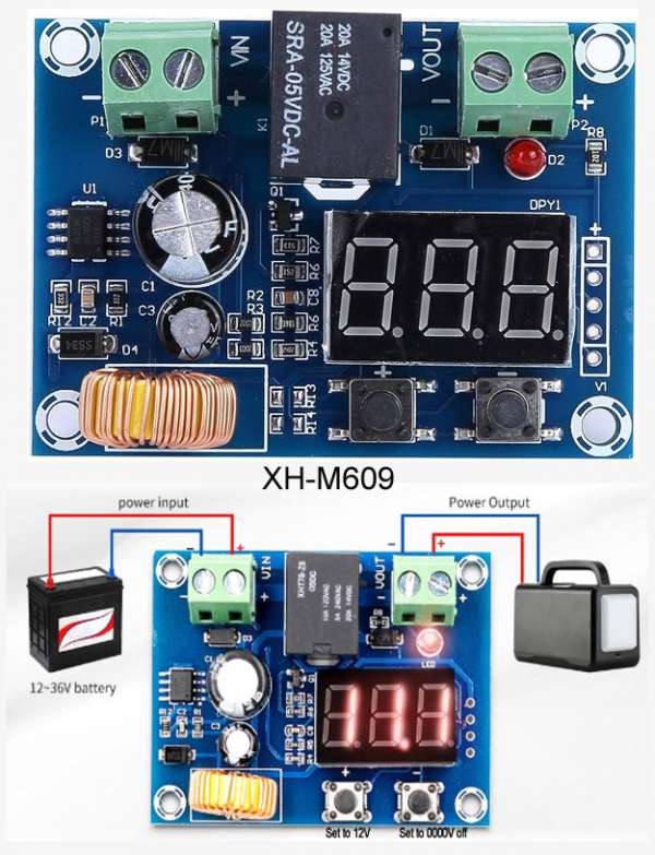 Overcurrent Protection Module, XH M609 12 36V